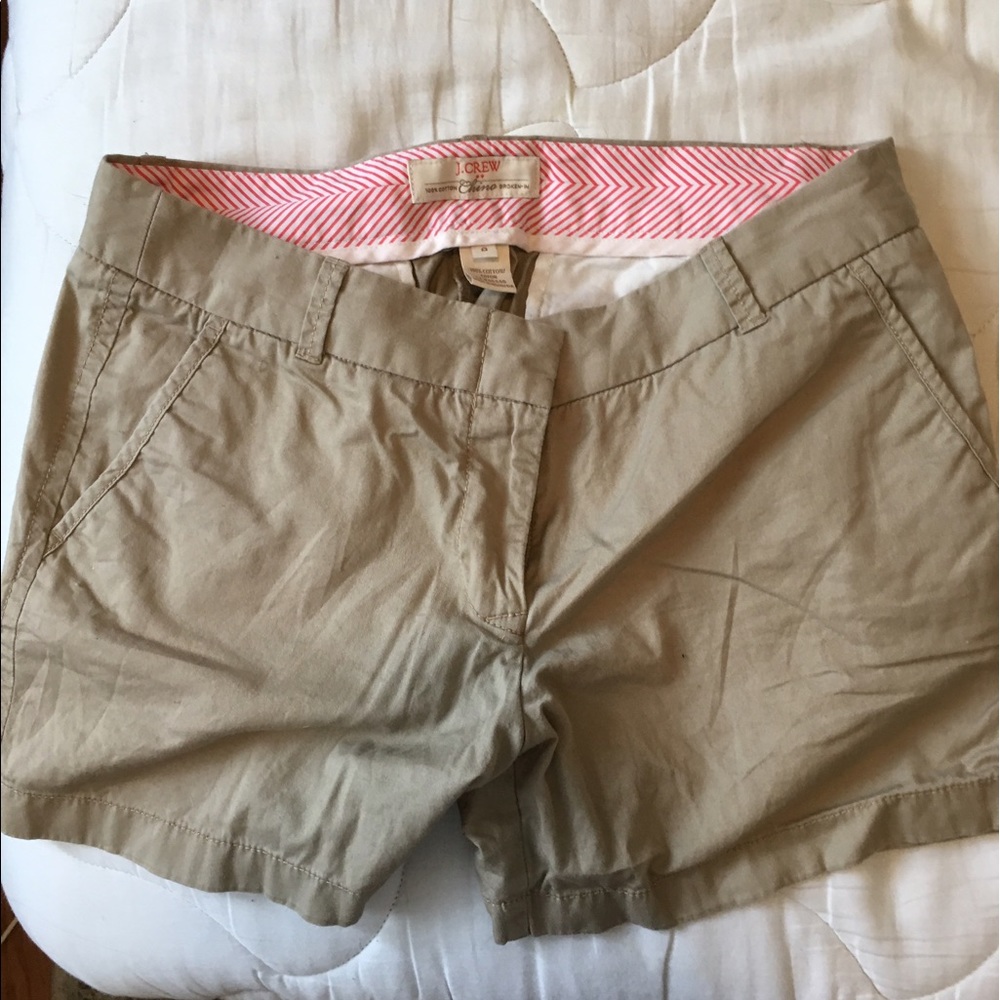 Tan chino shorts