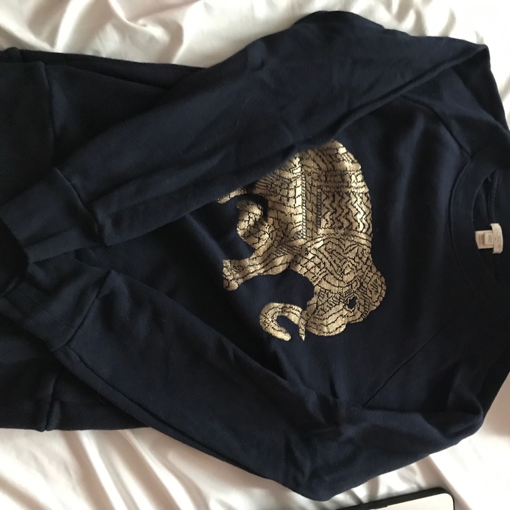 Cute elephant crew neck