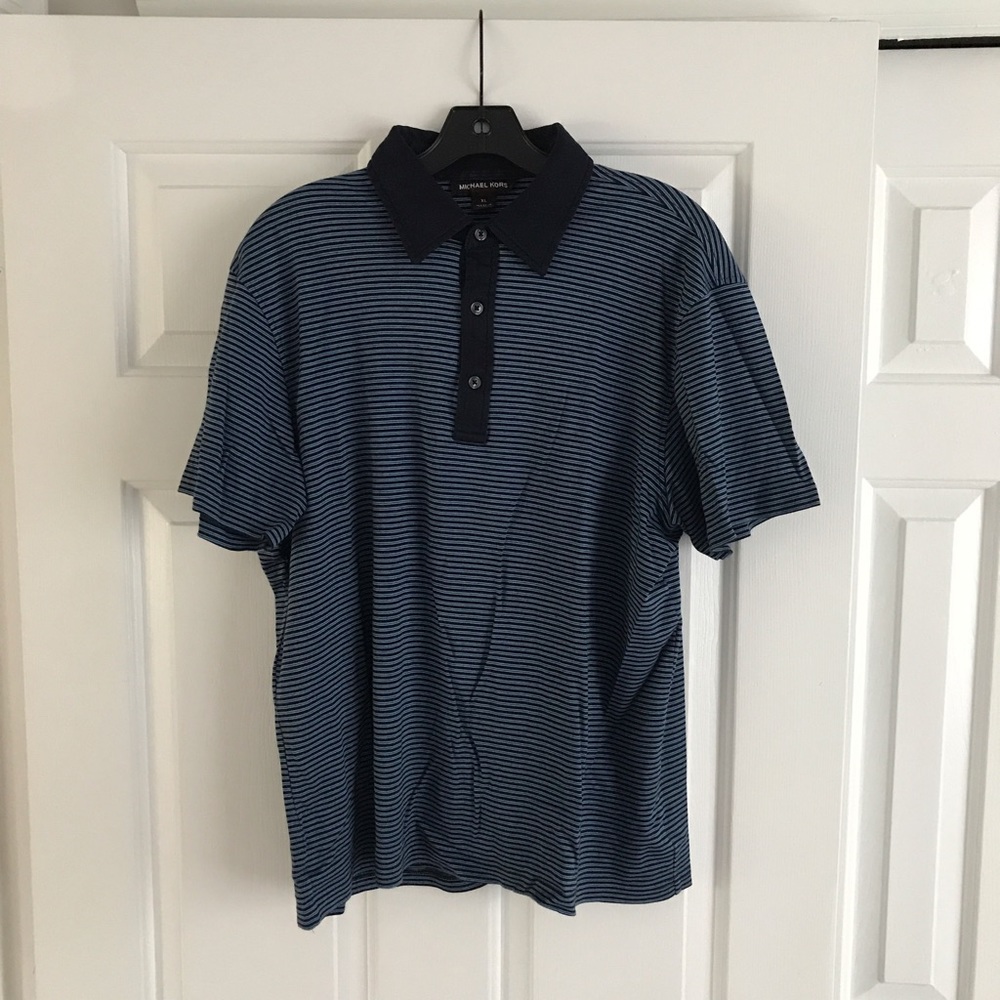 Blue Michael Kors Polo