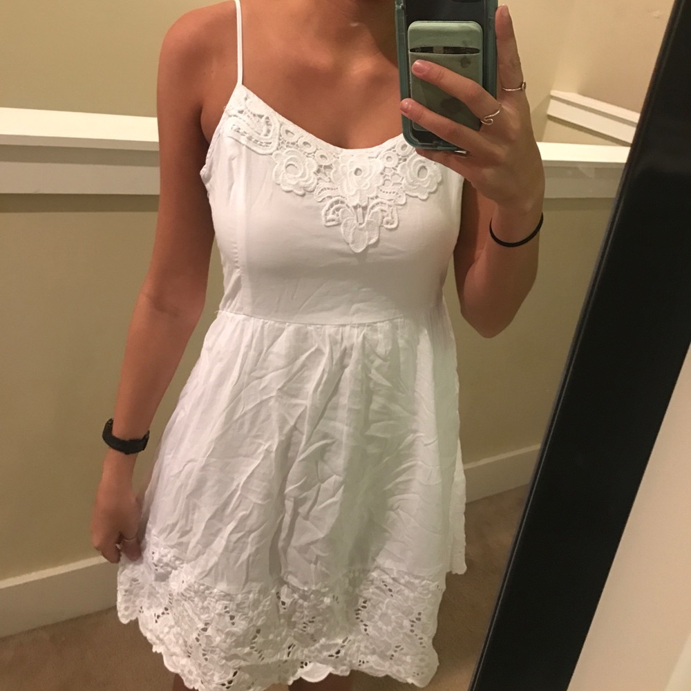 Lace detail sundress