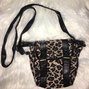 Leopard Print Crossbody Bag