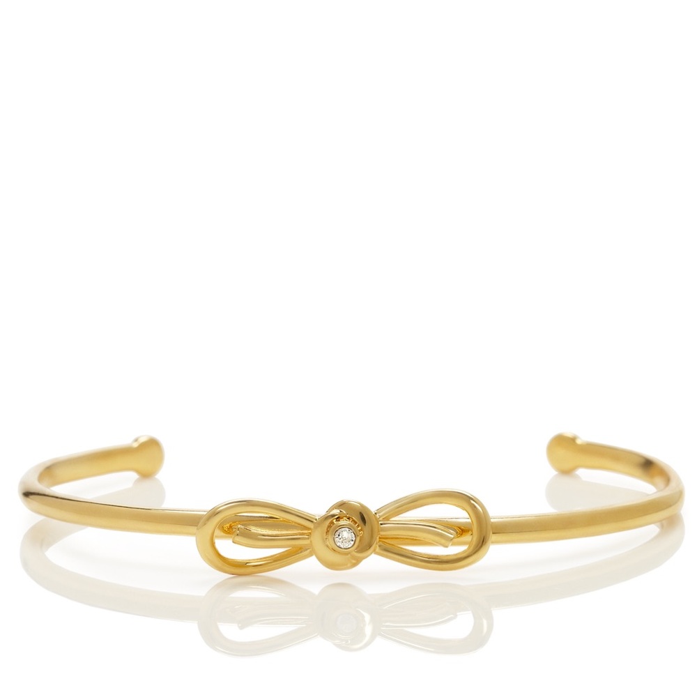 KATE SPADE DAINTY SPARKLERS BOW CUFF