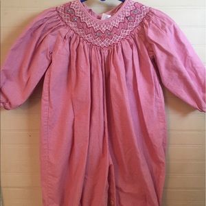 Petite Ami Gingam Smocked Jumper