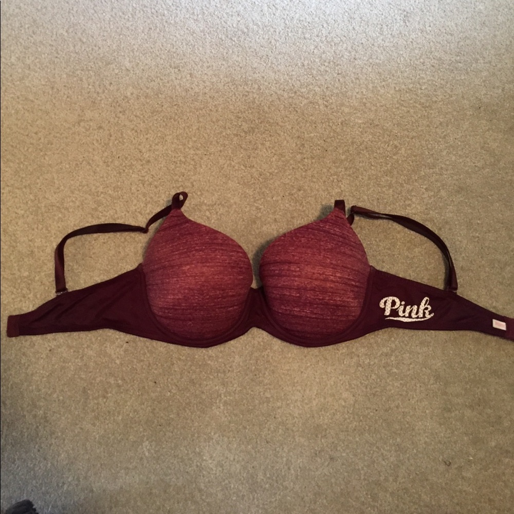 PINK lightly lined bra