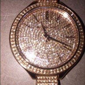 MICHAEL KORS Rose Gold Crystal watch