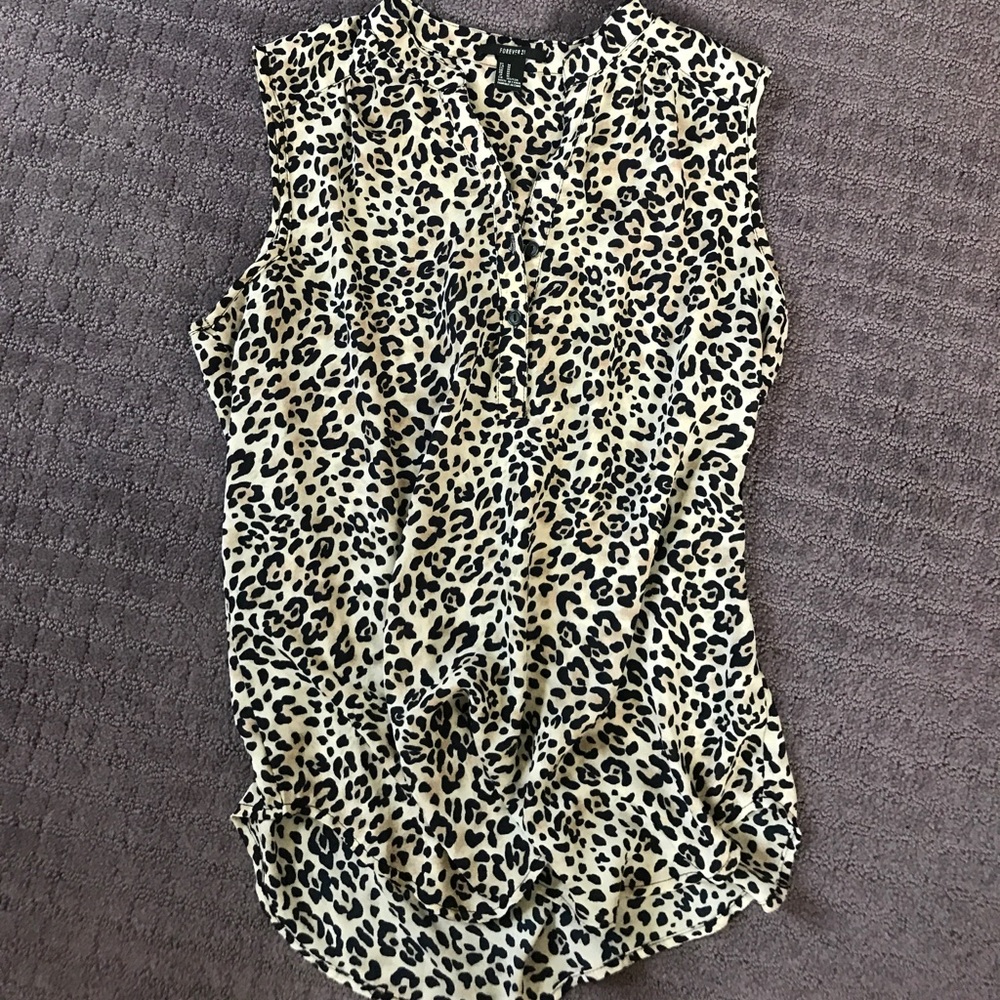 Leopard blouse