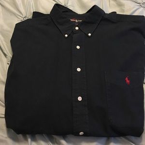 Long sleeve polo shirt