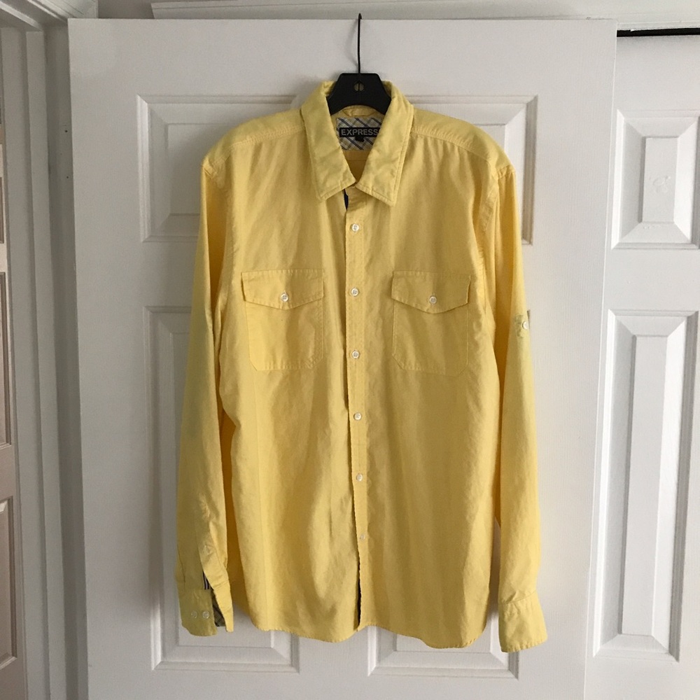 Yellow Button Down Shirt