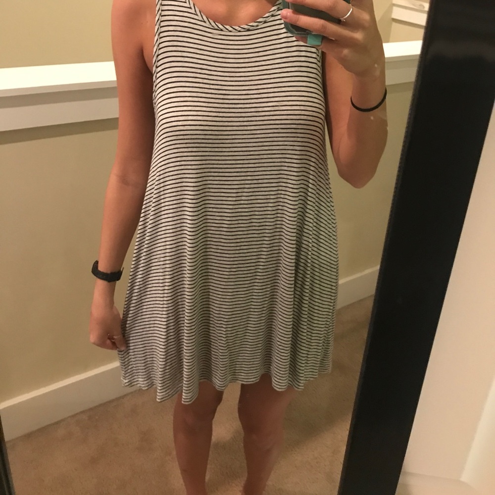 Striped tshirt dress