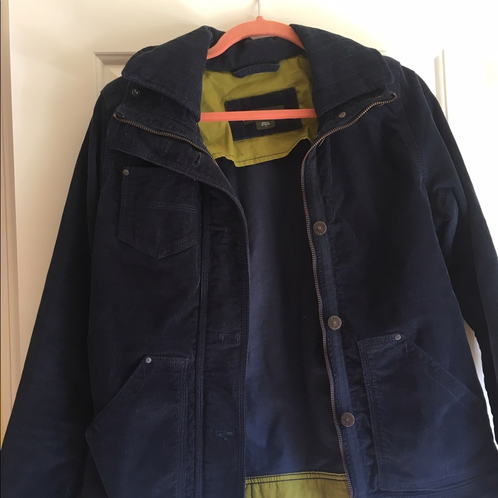Eddie Bauer Navy Corduroy Jacket