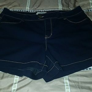 Blue dark washed Jean shorts
