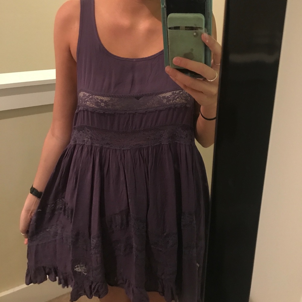Purple sundress