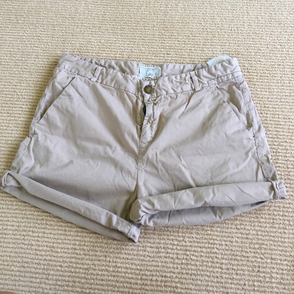 Current/Elliot Boyfriend Khaki Shorts