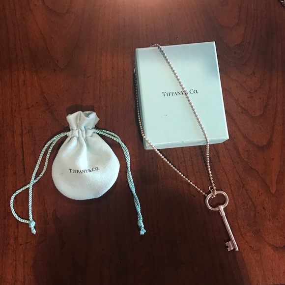 Authentic Tiffany &  Co. XL Oval Key & Chain - Picture 1 of 7