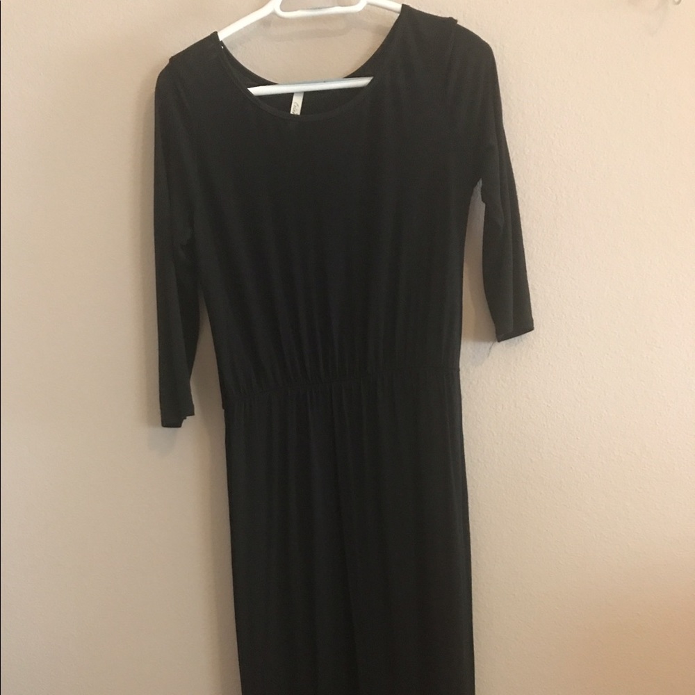 Super soft black dress.