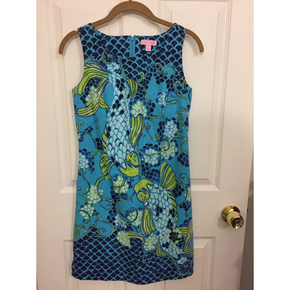 Lilly Pulitzer Don't Be Koi Shift Dress