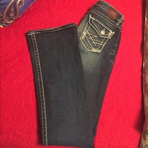 Extra Long BKE Denim "Madison" Low Rise Jeans