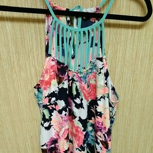 Super cute caged neck dress