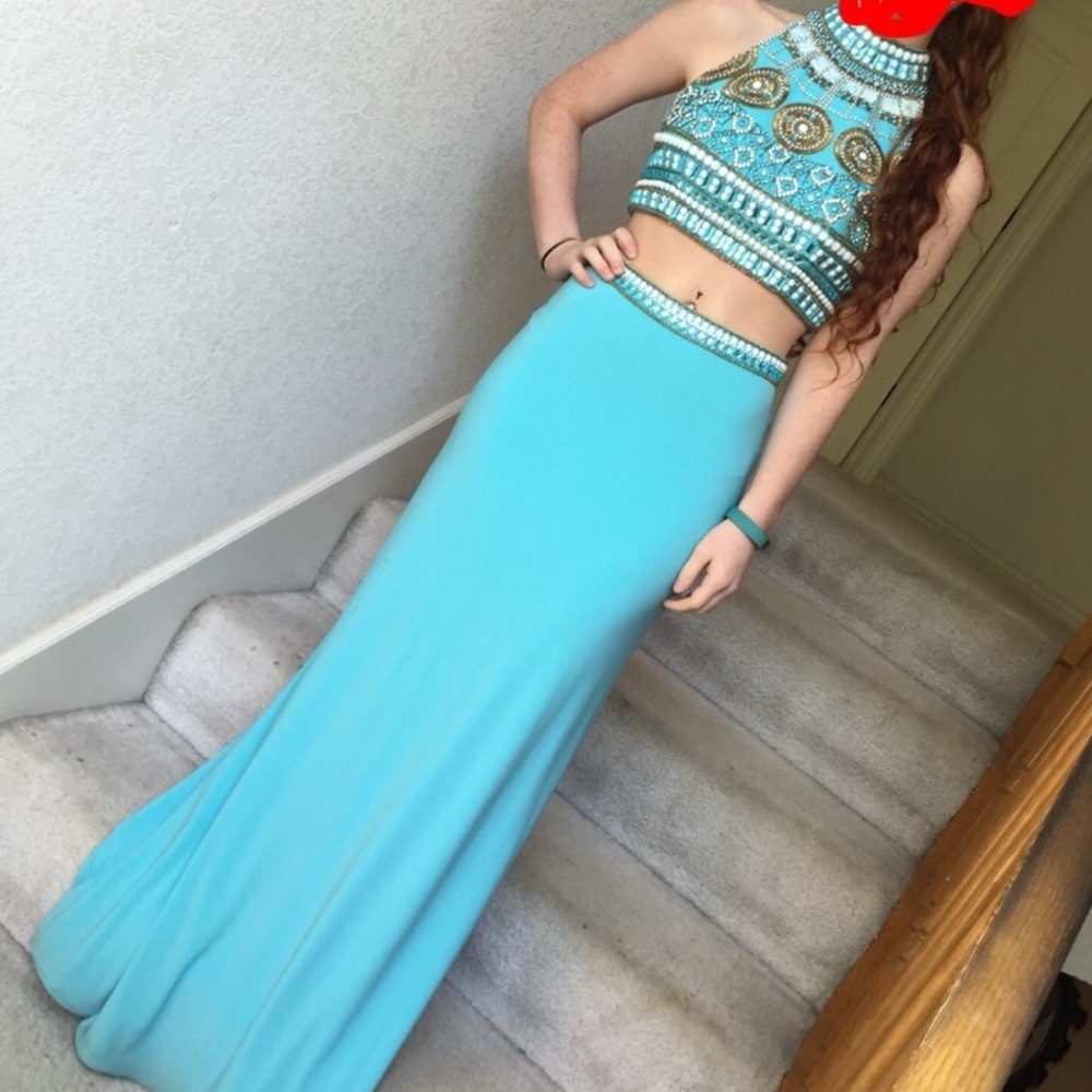 Sherri Hill two piece prom dress