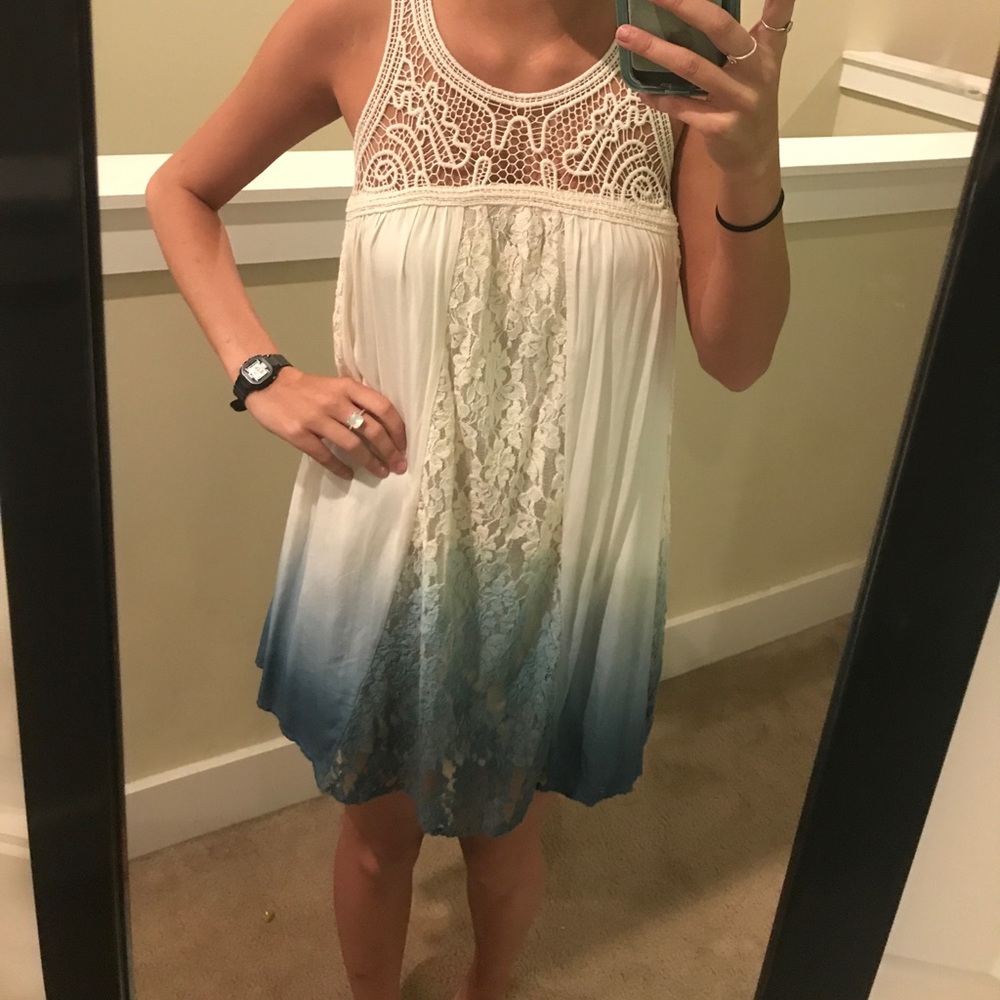 Ombré lace sundress