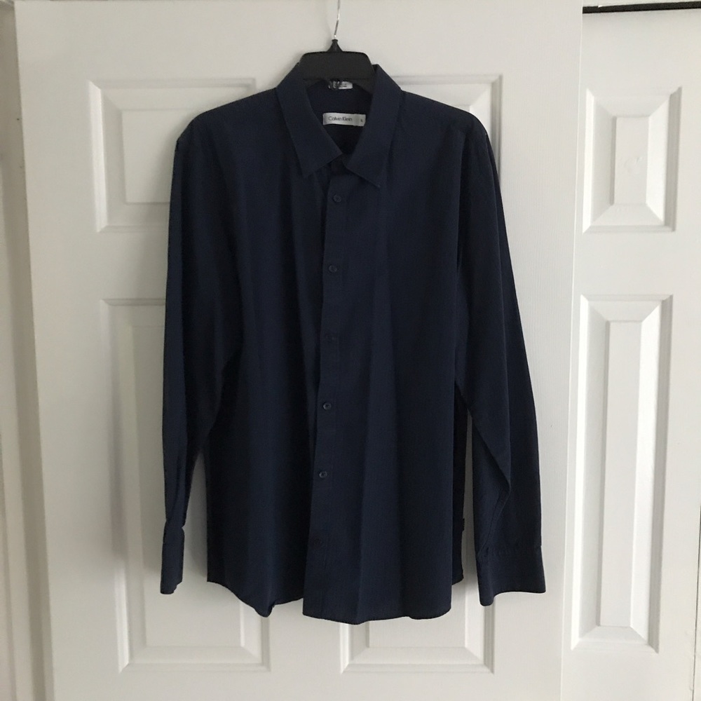 Calvin Klein Navy Button Down Shirt