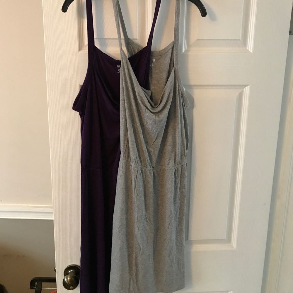 2 spaghetti strap tank dresses