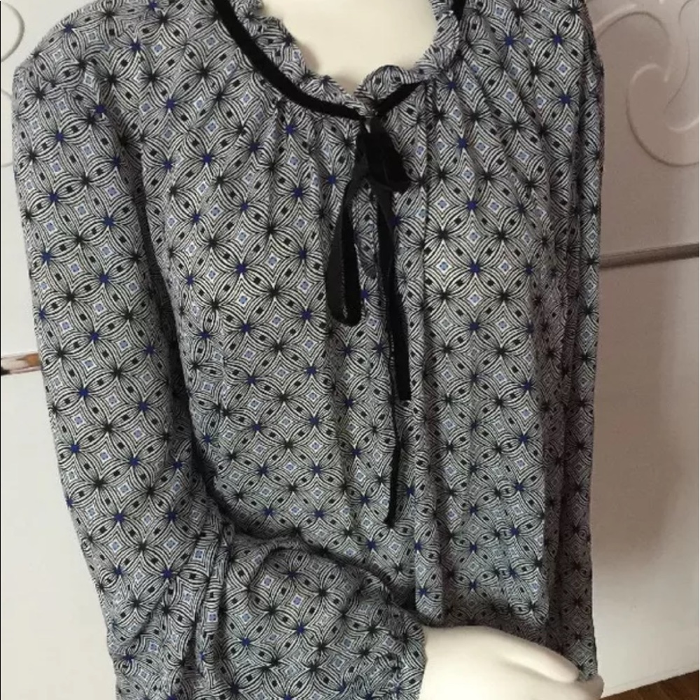 Dressbarn Rozandai Blouse size 2x color blue
