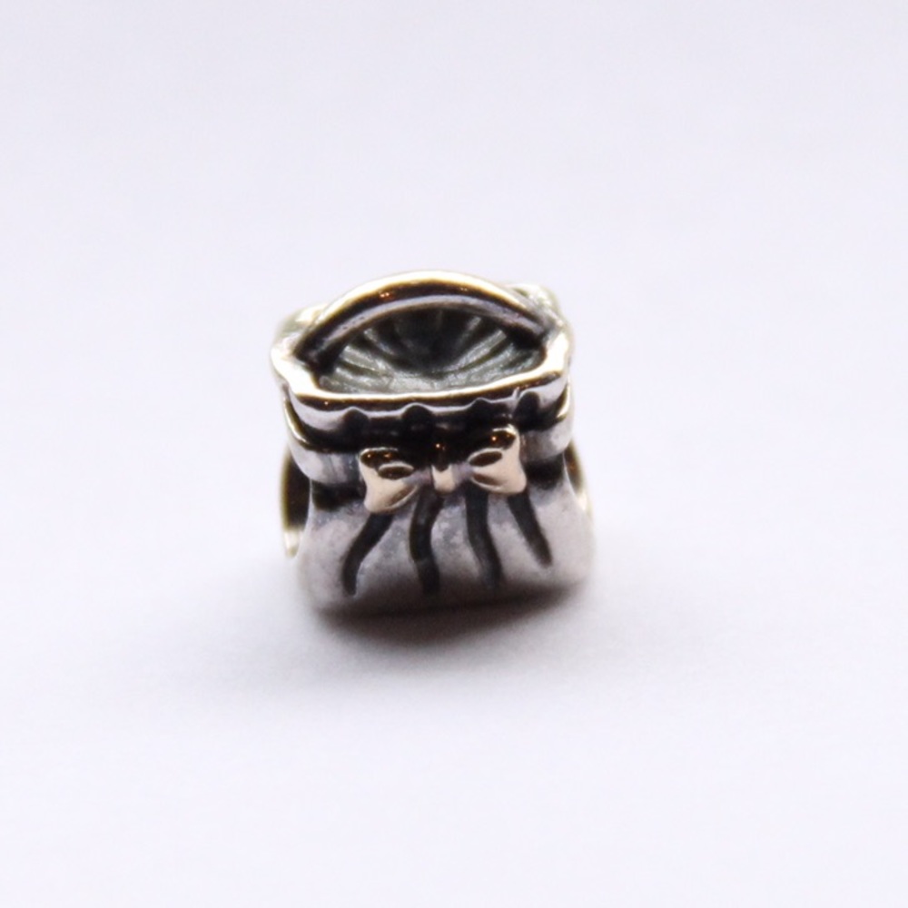 Pandora 14k Gold and silver Handbag Charm