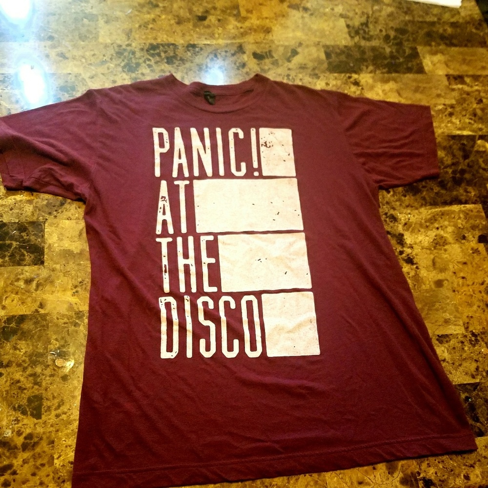 Tri blend Vintage panic at the disco shirt