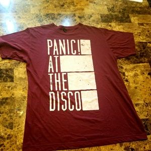 Tri blend Vintage panic at the disco shirt
