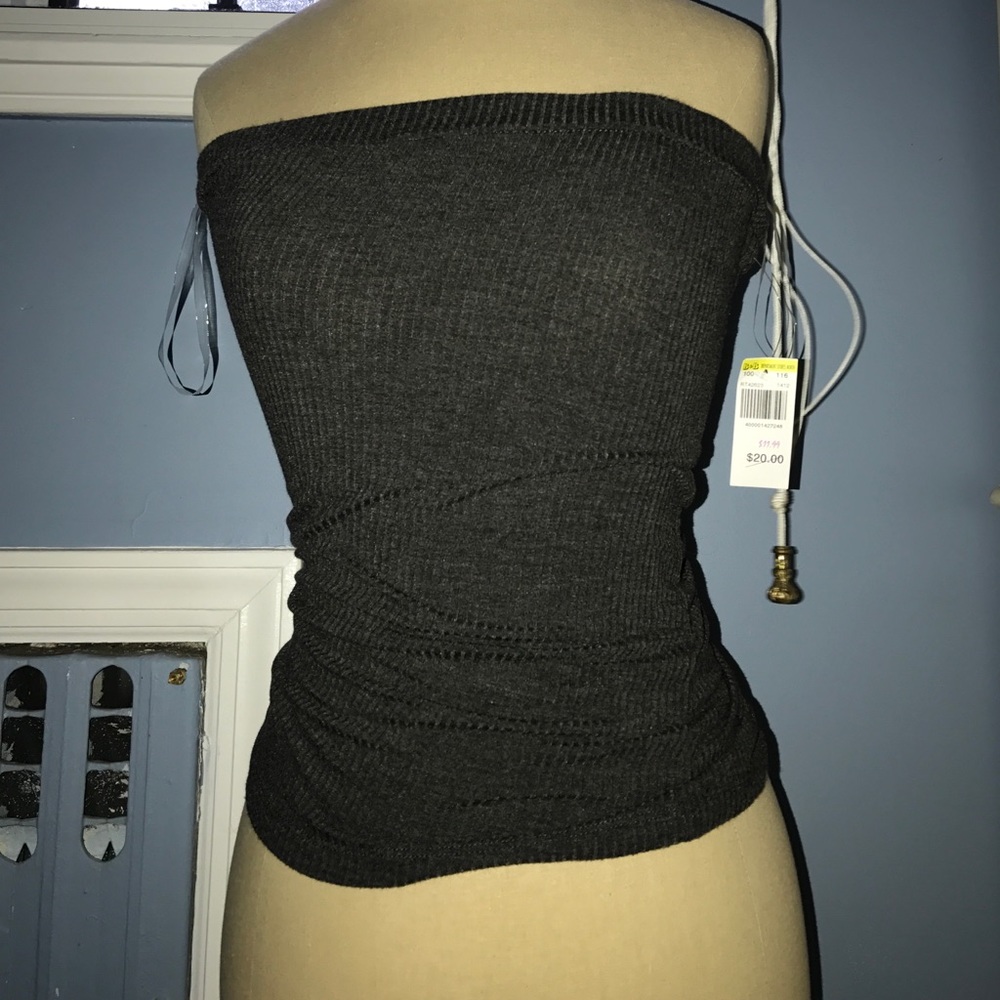 Gray tube top