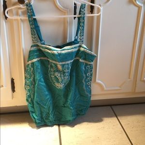 Turquoise tank
