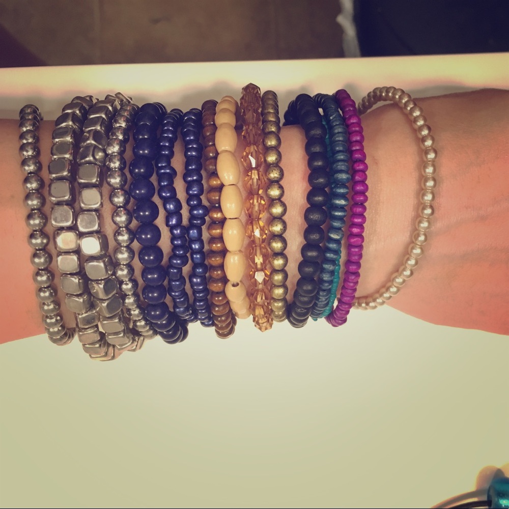 Bunch of Colorful Bracelets