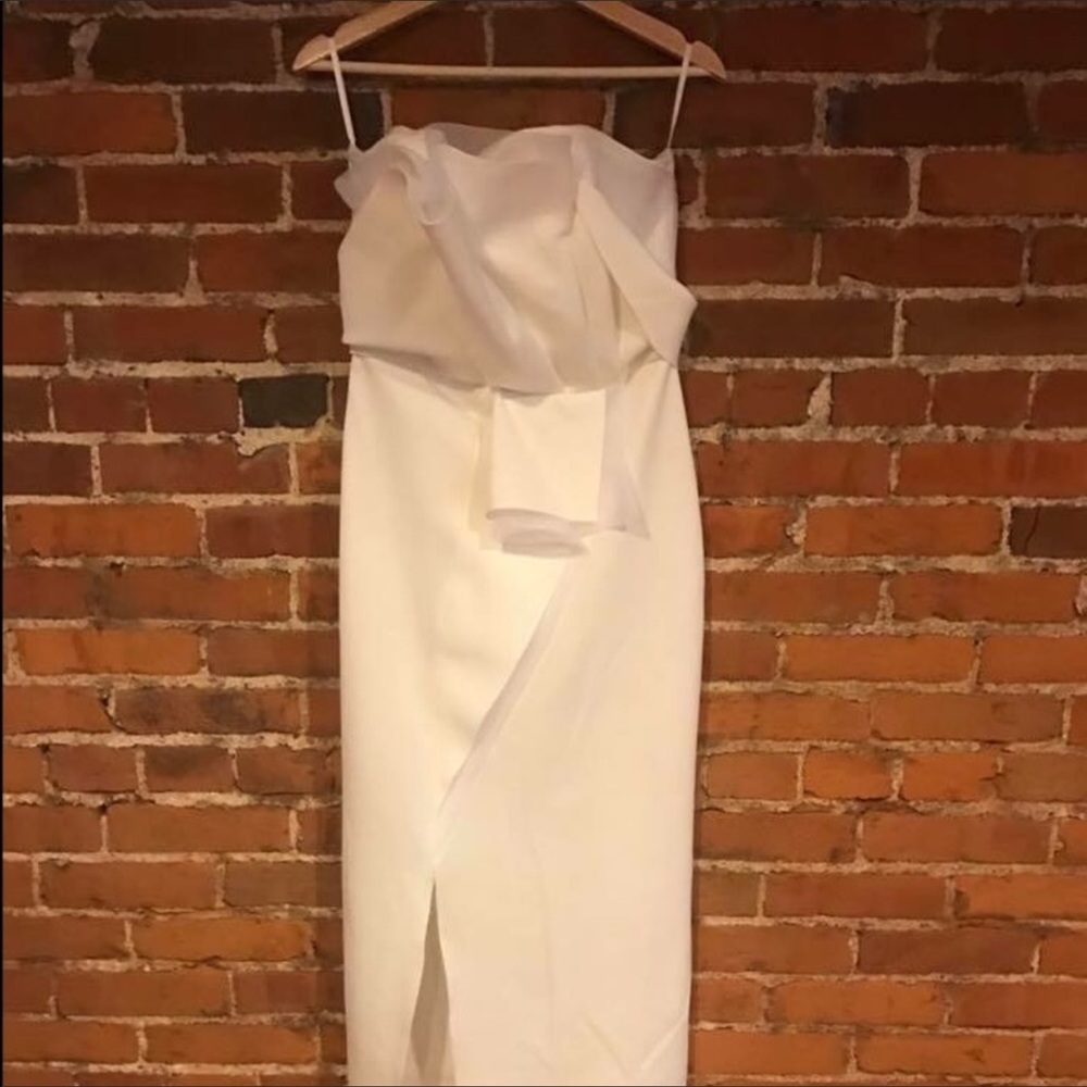 Asos white gown