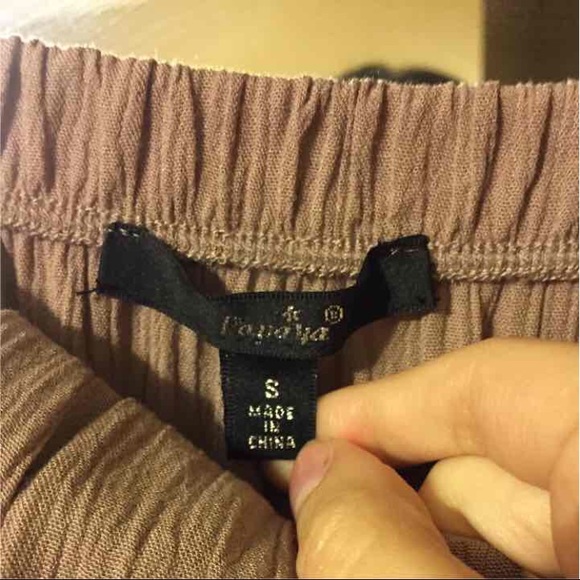 Taupe strapless jumpsuit - Picture 3 of 3