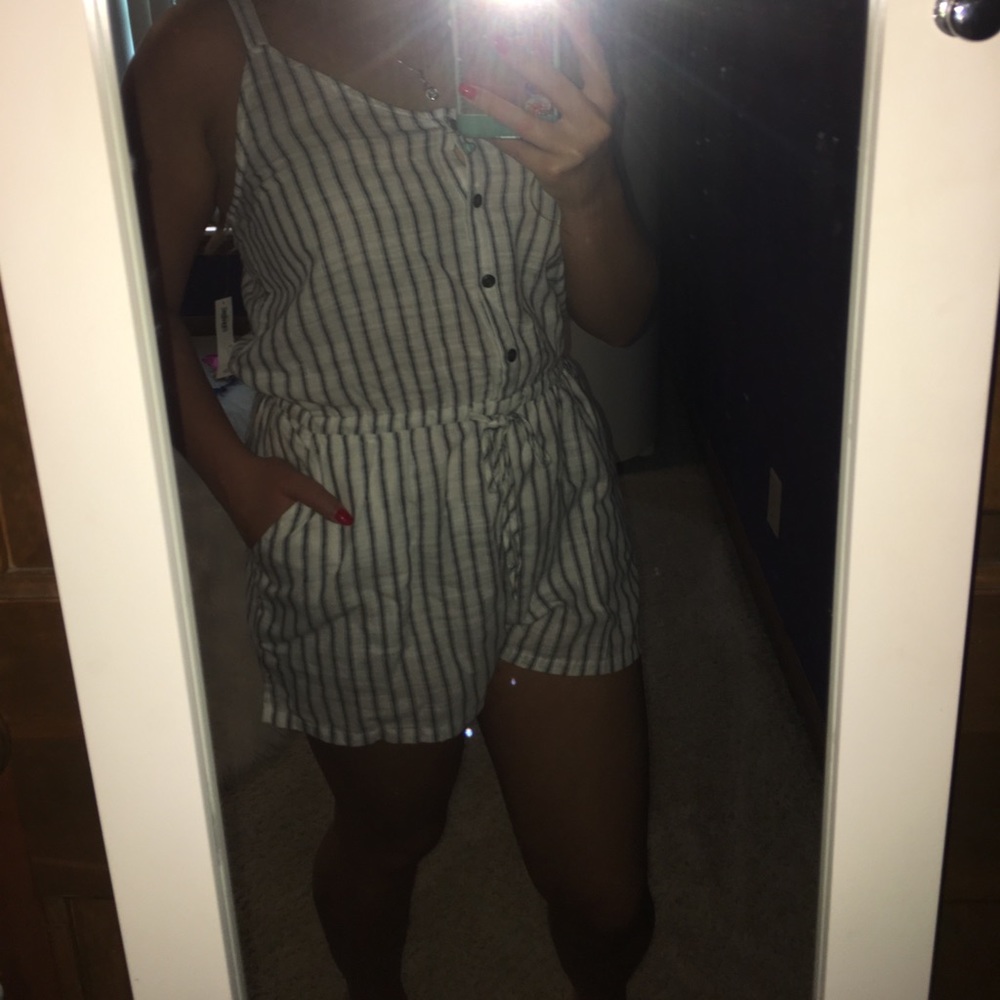 Old Navy striped romper