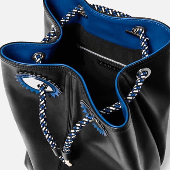 Zara Contrasting Cord Backpack - Picture 4 of 7