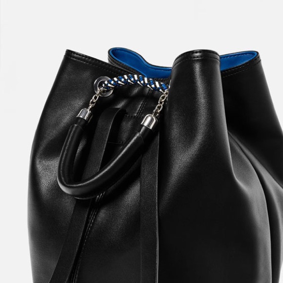 Zara Contrasting Cord Backpack - Picture 5 of 7