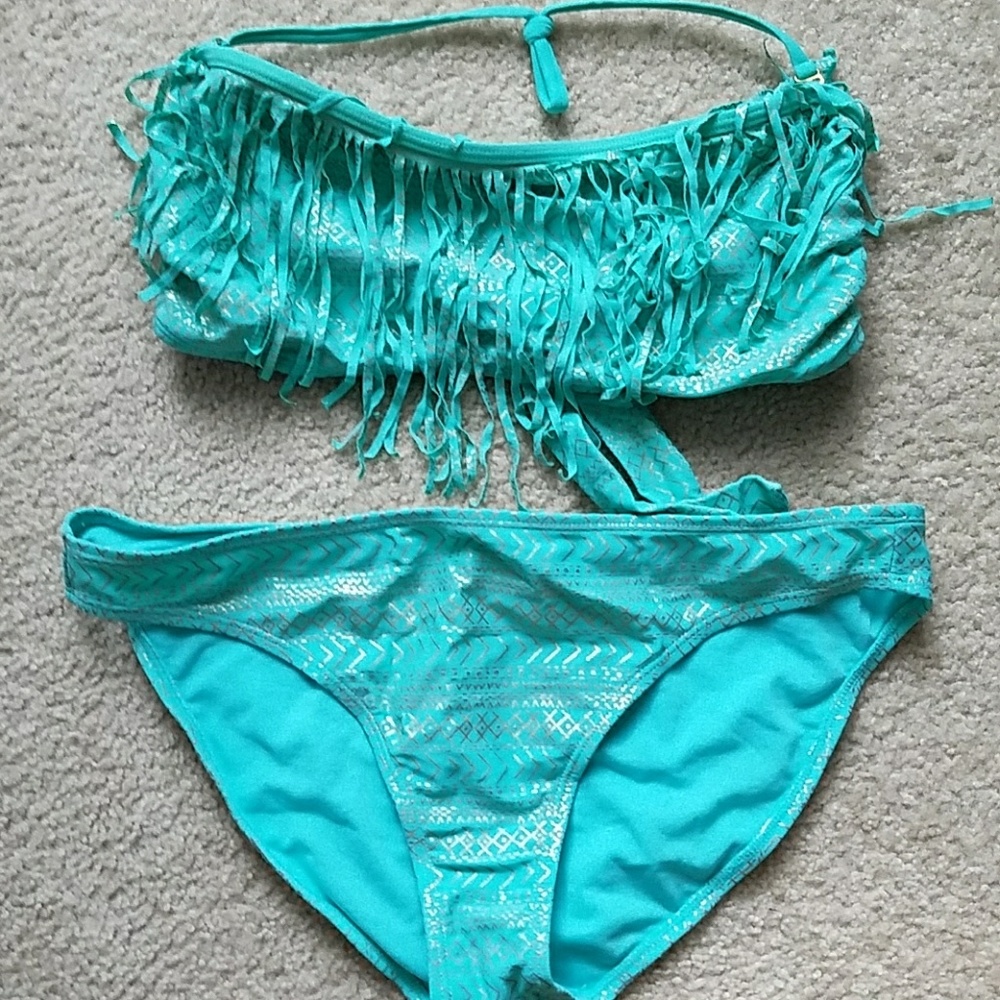 Tribal fringe bikini L