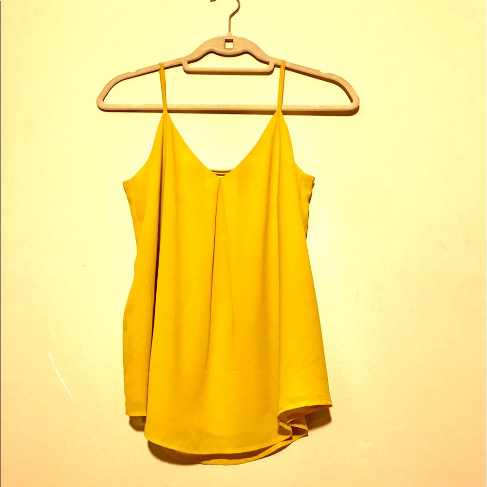 Yellow Spaghetti Strap