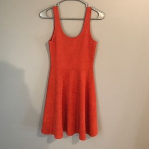 Burnt orange dress