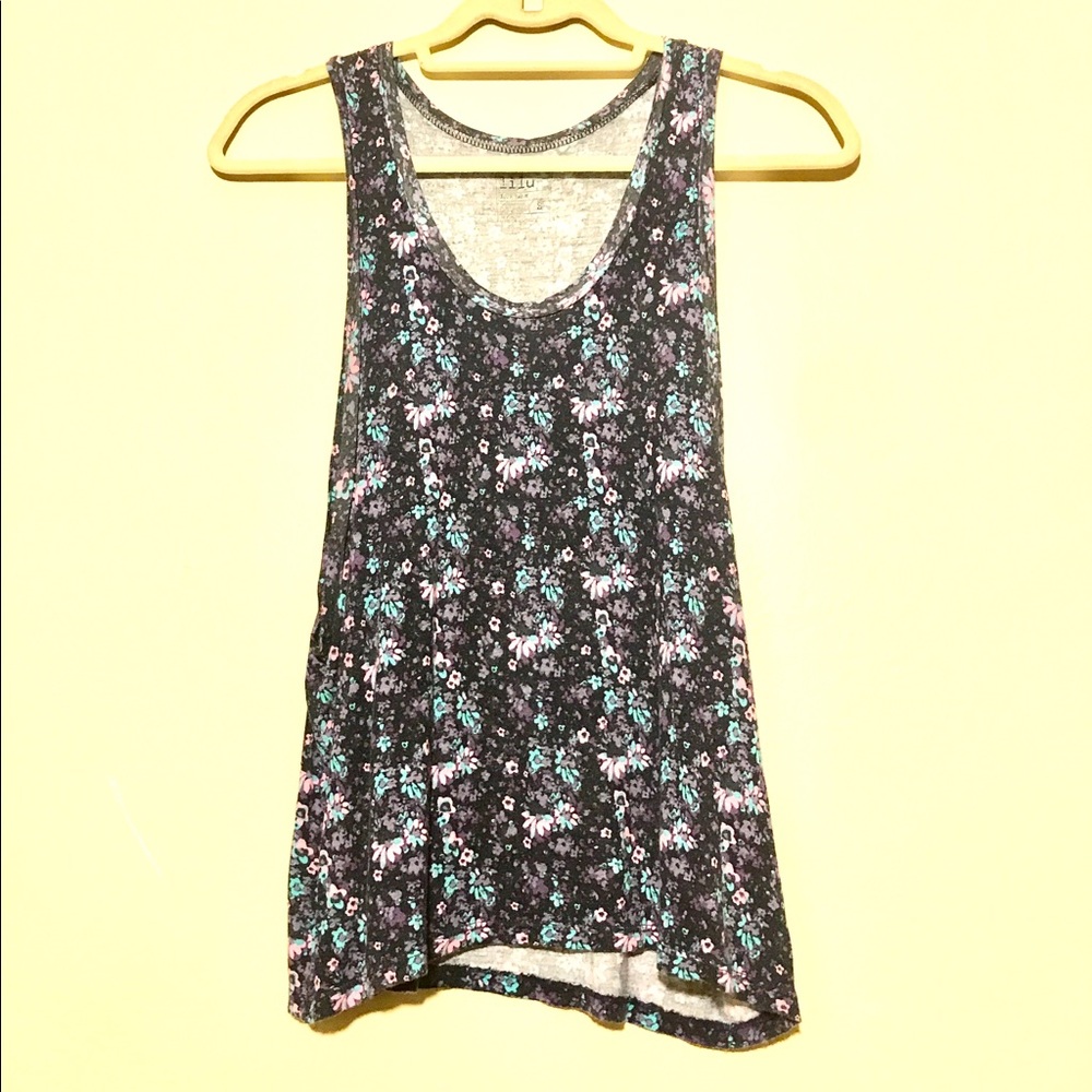 Floral Patterned Muscle Tank