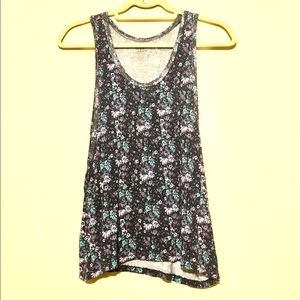 Floral Patterned Muscle Tank