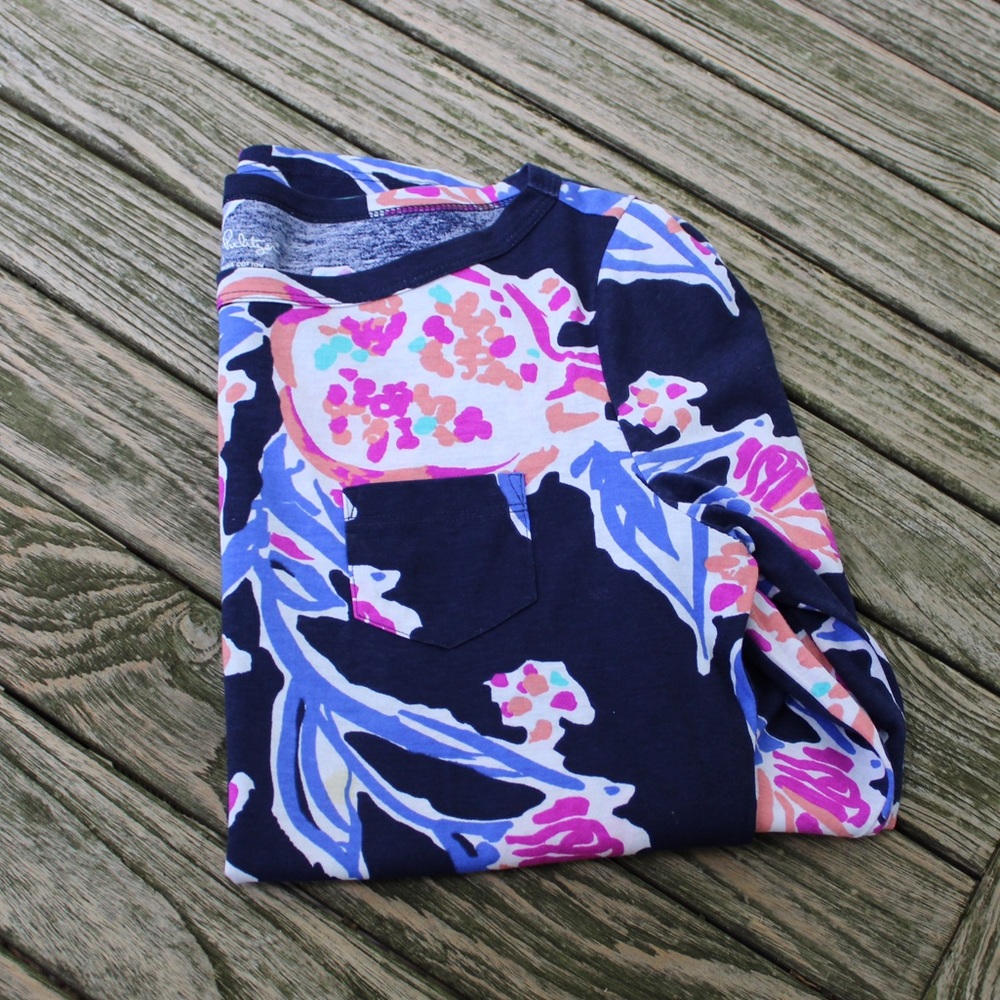Lilly Pulitzer Flower Long Sleeve Shirt
