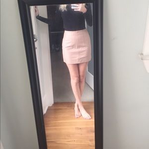 Light brown leather skirt in mint condition 💫