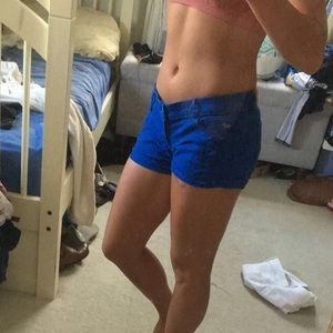 Dark blue Hollister shorts