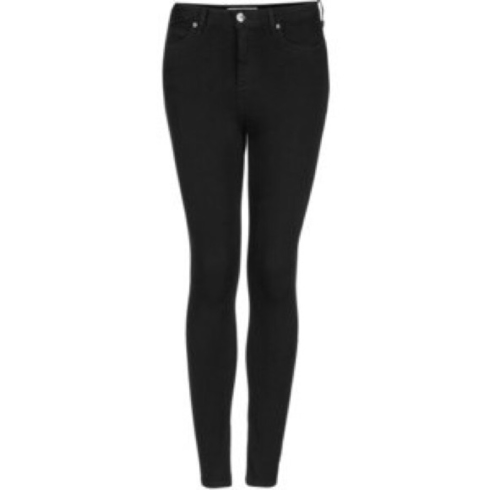 NWOT Topshop Black Jamie Jeans - Picture 3 of 3