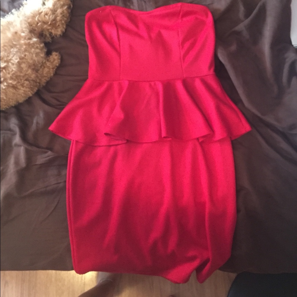 Strapless dress