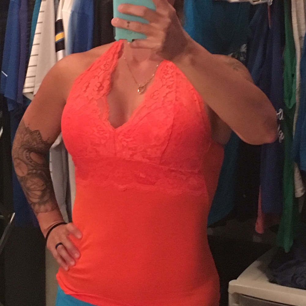 Orange halter size M