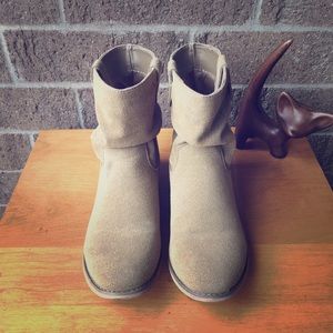 Dooballo ankle boots in tan, man-made materials, 8